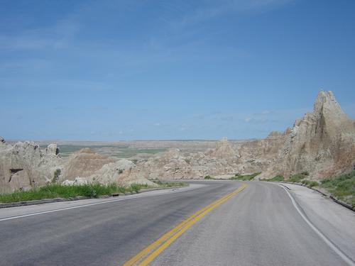 Good Route Through Badlands to a Great Monument