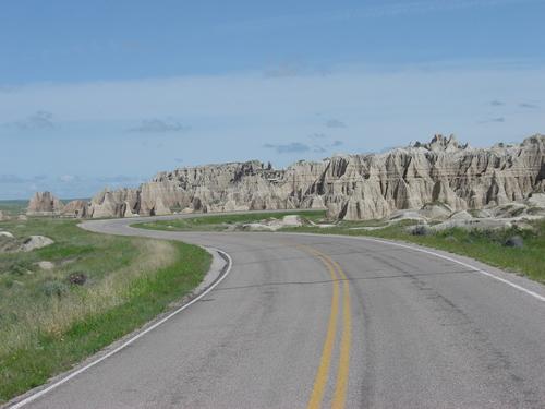 Good Route Through Badlands to a Great Monument