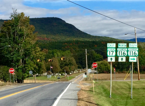 12 - Heading towards the "Mad River Glen" route