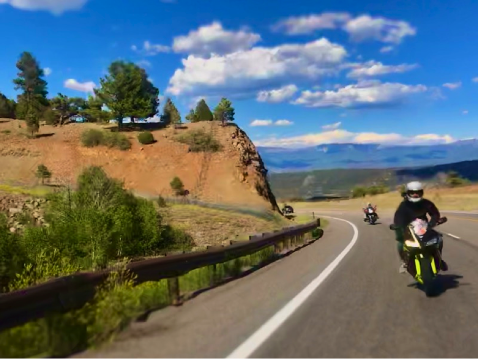 Looking over the San Juan mountains