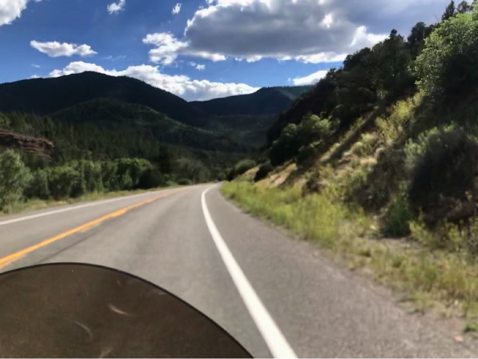 Along CO Route 145 - One of the best motorcycle ride's in Colorado