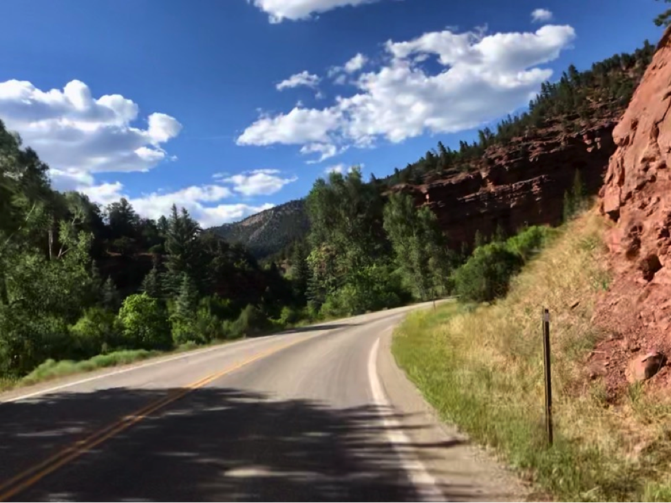 Along CO Route 145 - One of the best motorcycle ride's in Colorado