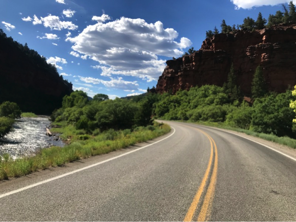 Along CO Route 145 - One of the best motorcycle ride's in Colorado