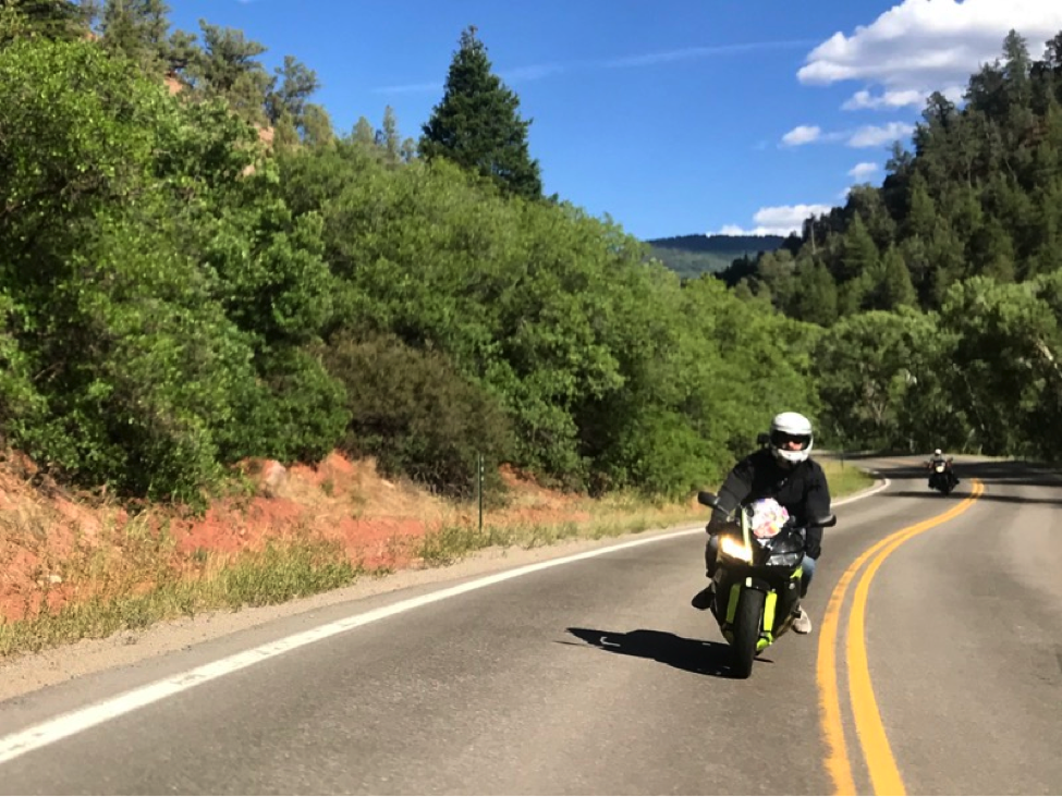 Along CO Route 145 - One of the best motorcycle ride's in Colorado