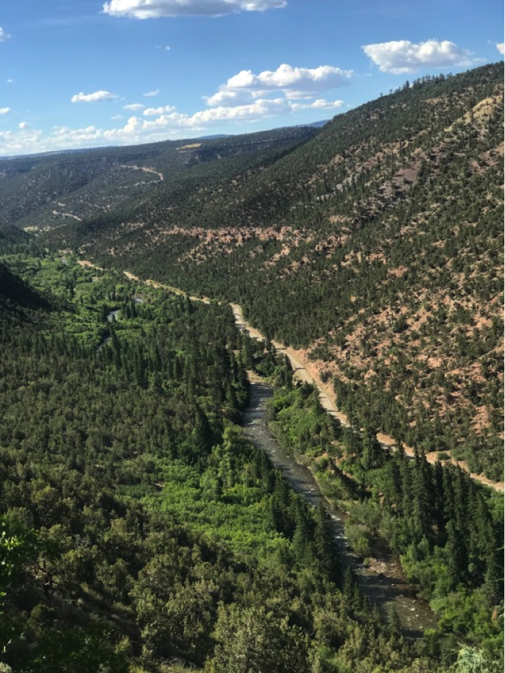 Along CO Route 141 - One of the best motorcycle ride's in Colorado