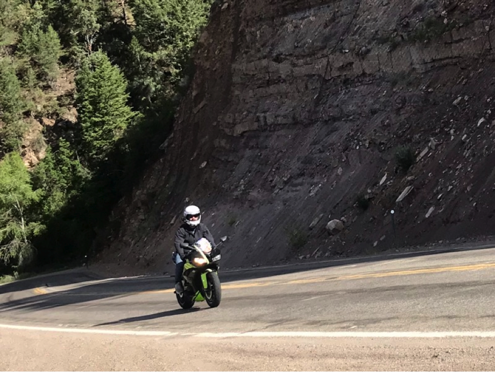 Along CO Route 145 - One of the best motorcycle ride's in Colorado