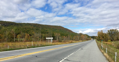 Somewhere between Ticonderoga, NY and Crown Point, NY