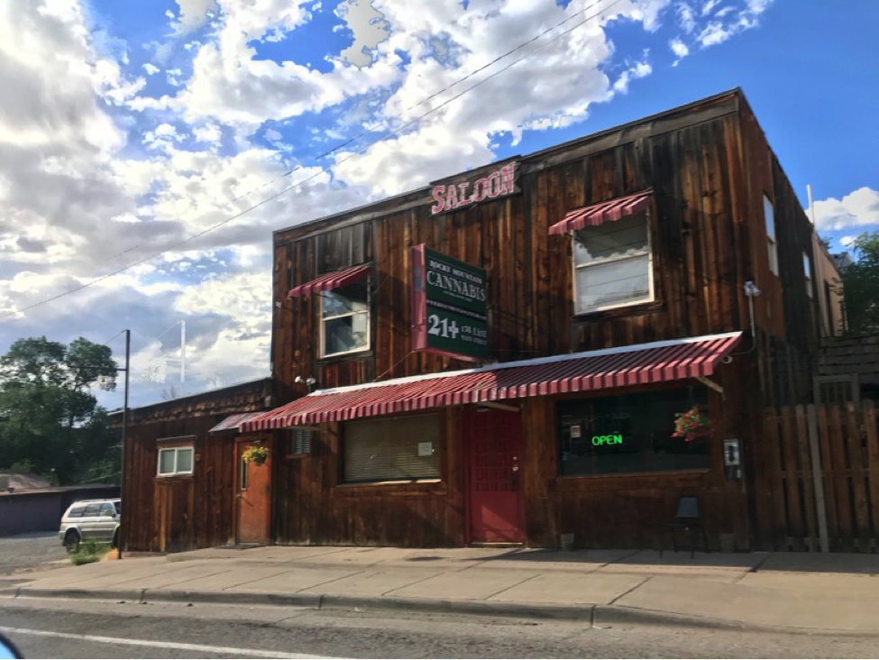 Continuing west on CO Route 145 entering Naturita, CO