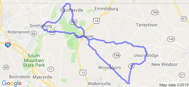 Best motorcycle rides in Maryland 2