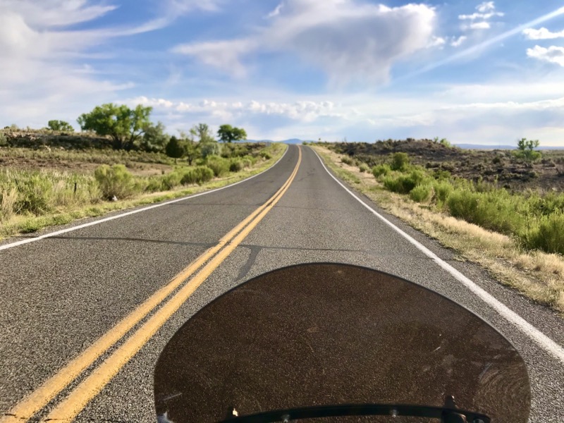 Continuing west on CO Route 145 entering Naturita, CO