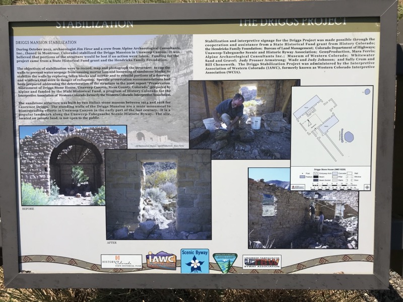 Driggs Mansion along ​​CO Route 141