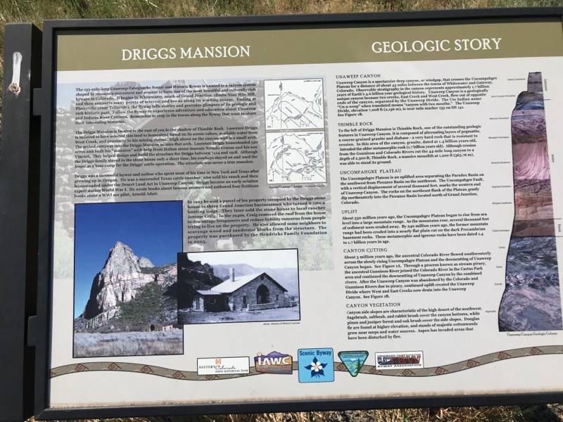 Driggs Mansion along ​​CO Route 141