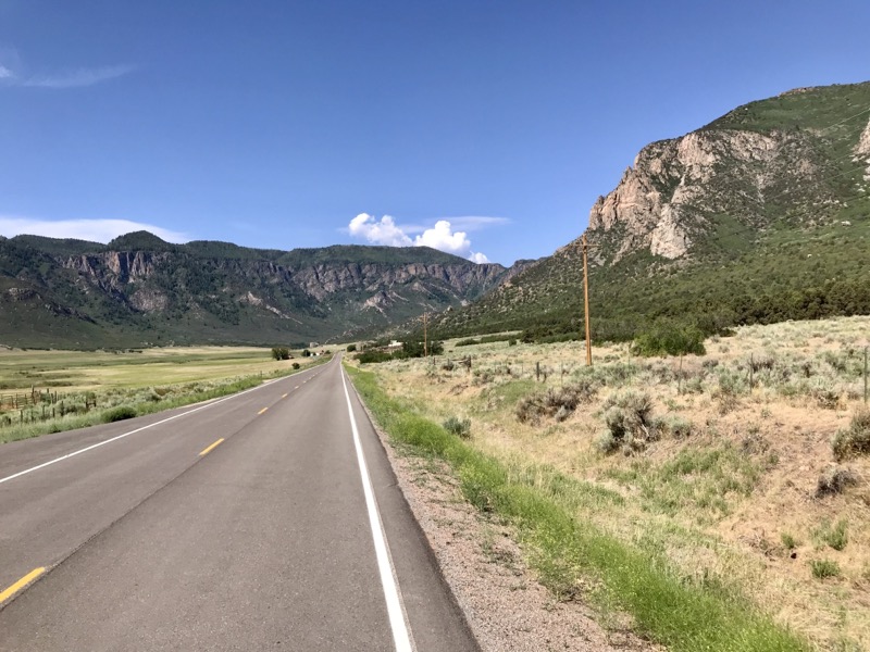 Near Driggs Mansion along ​​CO Route 141