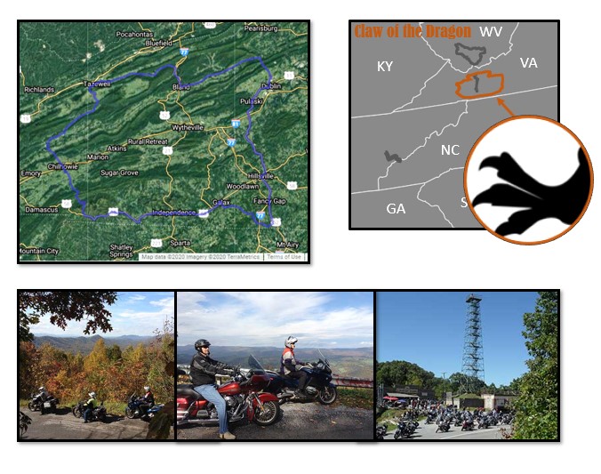 claw of the dragon motorcycle ride