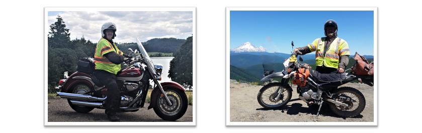 Oregon's motorcycle road ranger