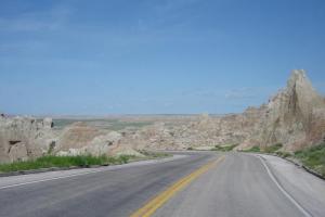 Good Route Through Badlands to a Great Monument