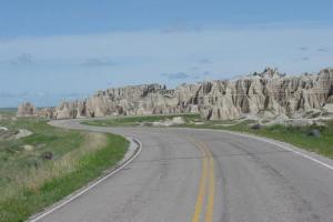 Good Route Through Badlands to a Great Monument