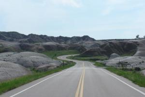 Short Run Through Some "Bad Lands"